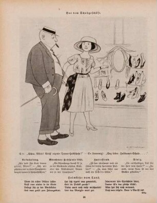 "Vor dem Schuhgeschäft"