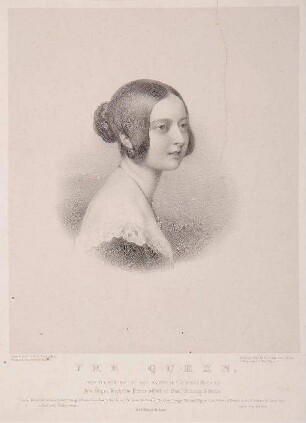 Bildnis von Victoria (1819-1901), Königin von Großbritannien und Irland