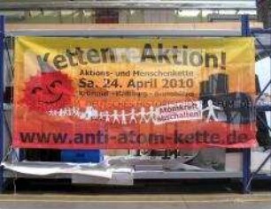 Transparent gegen AKW