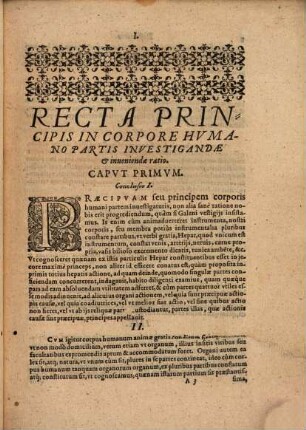 Dispvtatio De Principe totivs Corporis Hvmani Parte