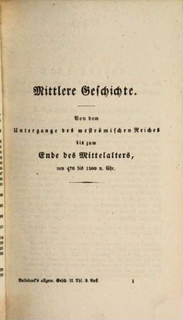 Lehrbuch der allgemeinen Geschichte für Gymnasien und höhere Lehr-Institute, 2. Th.