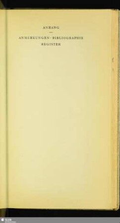 Anhang: Anmerkungen, Bibliographie, Register