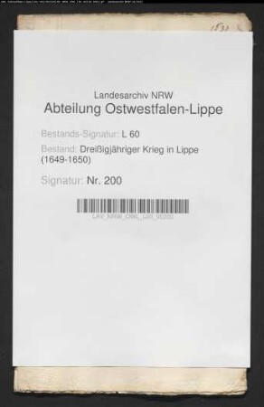 Kriegsjahre 1629-1631