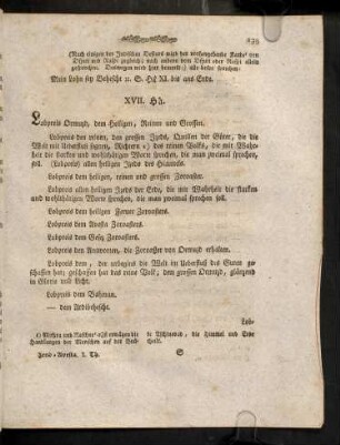 133-143, XVII - XXI Ha