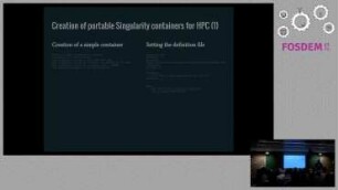 Singularity: Portability of containers across diverse HPC resources with Singularity