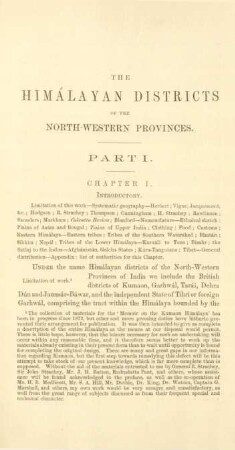 Chapter I. Introductory