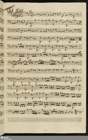 99. Aria: E'assai bello il tresconcino / Rutini, G.M.
