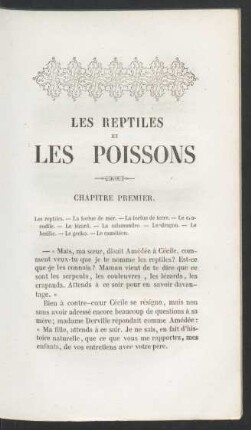 Les reptiles et les poissons
