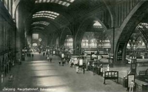 Leipzig: Hauptbahnhof ; Bahnsteige