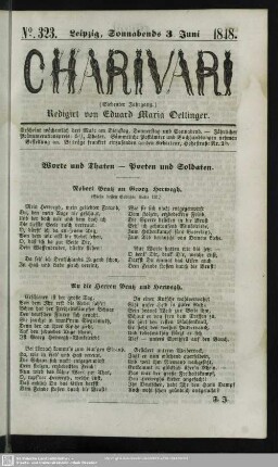 Worte und Thaten – Poeten und Soldaten