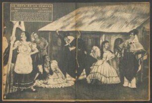 La nota de la semana: Arte. Colorido - [Ilustración] : Danzas y cantares de España y América