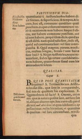Qualitas. Caput X.