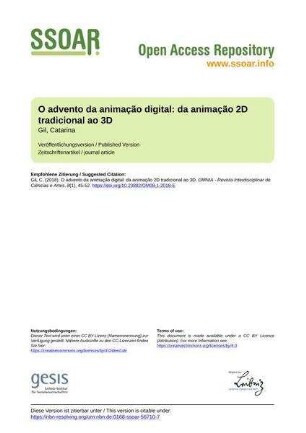 O advento da animação digital: da animação 2D tradicional ao 3D
