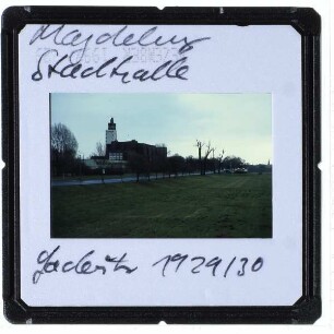 Magdeburg, Stadthalle : von nordwesten