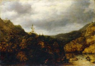 Hirschjagd am Bergsee