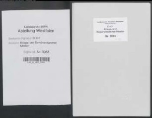 Abnahme der Kilver Marken-Brüchtenrechnung bei den Erben des verstorbenen Verwalters Knippenberg (Amt Limberg, Vogtei Bünde)