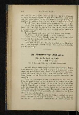 III. Vaterländische Geschichten.