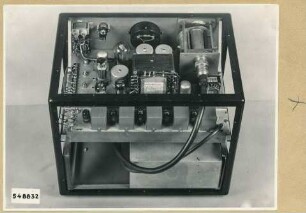 Feldstärkenmessgerät HF 2808a, Draufsicht; Foto 1954