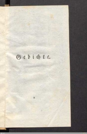 Gedichte.
