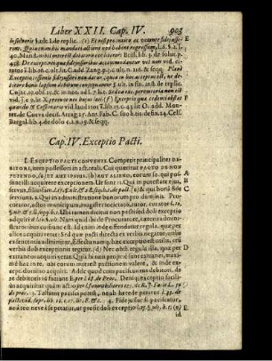 Cap. IV. Exceptio Pacti