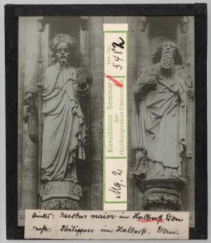Halberstadt, Dom: Apostel Jakobus und Philippus (rechts)