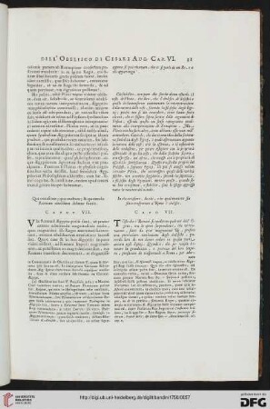 Caput VII / Capo VII