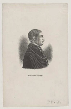 Bildnis des Ferdinand August von Spiegel zum Desenberg