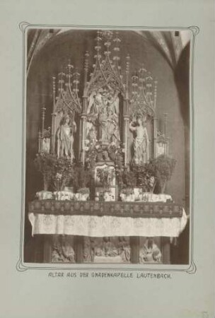 Altar aus der Gnadenkapelle Lautenbach im Renchtal