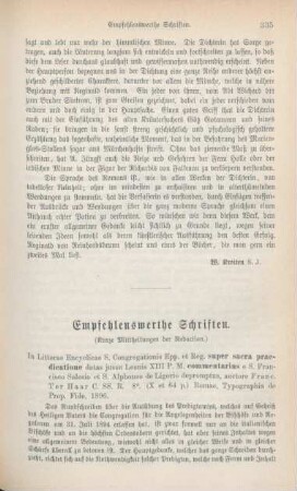 335-347 Empfehlenswerthe Schriften