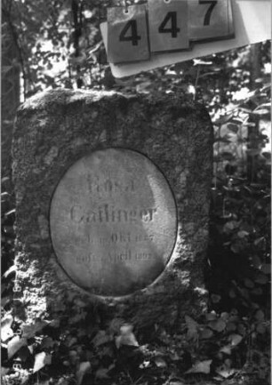 Grabstein 447 [Hahn S. 238 Grab-Nr. 457]