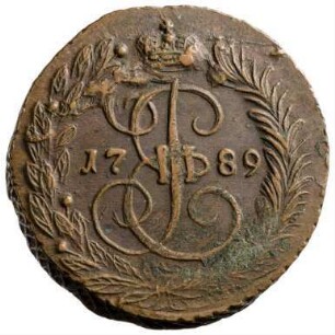 Münze, 2 Kopeken, 1789