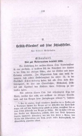 II. Hessisch-Oldendorf und seine Schlachtfelder.