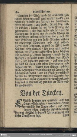 Von der Türckey