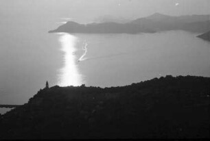 Lopud: Sonnenuntergang hinter den Inseln vom Castell