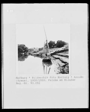 Feluke am Nilufer