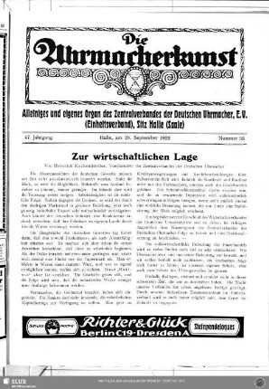 Zur wirtschaftlichen Lage
