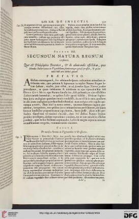 Sectio III: Secundum natura regnum