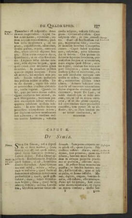 Caput II. De Simia.