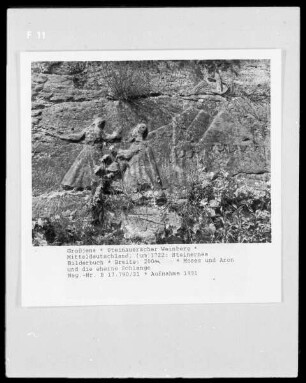 Steinernes Bilderbuch — Moses und Aron