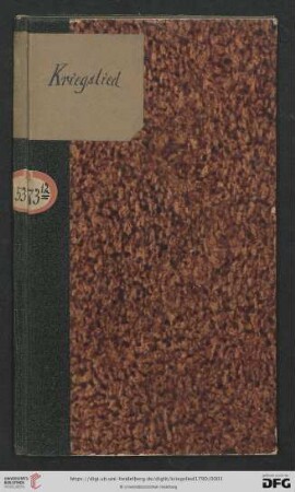 Kriegslied : Ach du Mainz, thu dich besinnen, ...