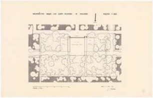 Volkspark: Pflanzplan 1:200