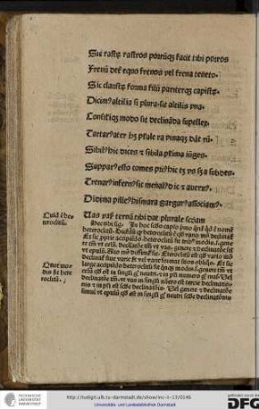 In hoc secundo capitulo primo queritur quantum quid est nomen heteroclitum, dicendum quod heteroclitum est quod vario modo declinatur.