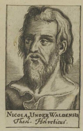 Bildnis des Nicolaus Under Waldensius