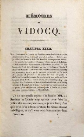 Mémoires de Vidocq, chef de la police de sureté jusqu'en 1827, 3