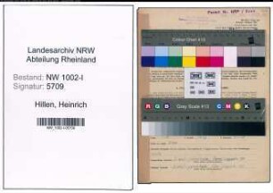 Entnazifizierung Heinrich Hillen, geb. 22.01.1907 (Kaufm.Angestellter)