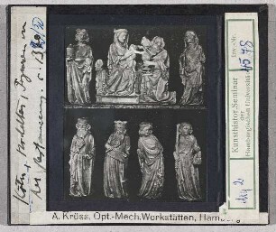 Köln, Dom: Hochaltar, Figuren vor der Restaurierung