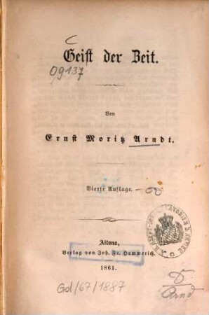 Geist der Zeit