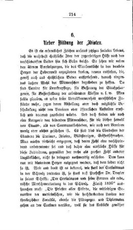 Ueber Bildung der Idioten