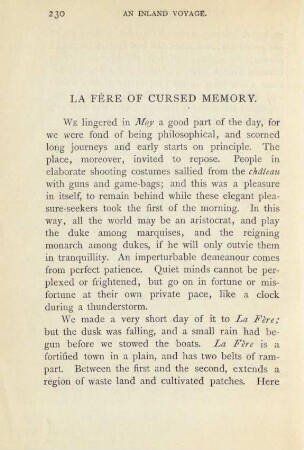 La fère of cursed memory