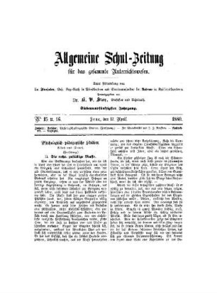 Phsychologisch - pädagogische Studien. Altes und Neues : (Fortsetzung)